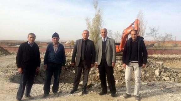 Yeniyer Kasabası Karakız Mahallesi Okul İnşaatı Başlamıştır.