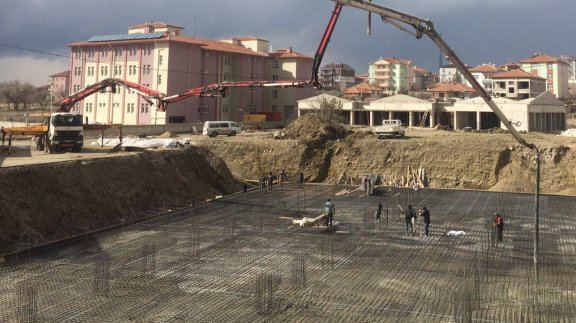 Osman Çavuş Mesleki ve Teknik Anadolu Lisesi İnşaatı Hızla Devam Ediyor