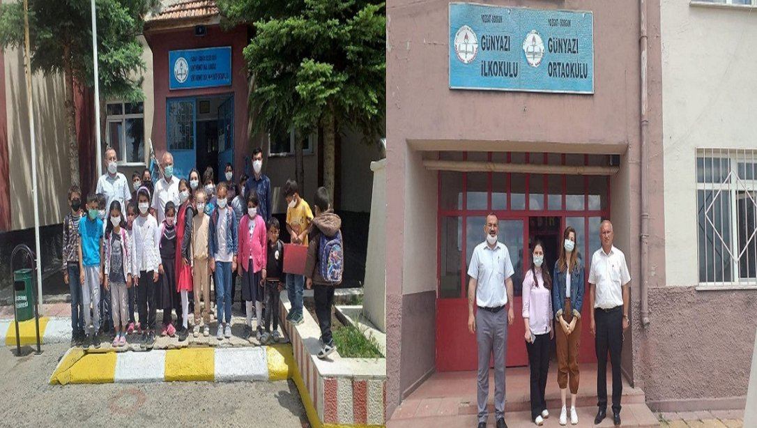 Şehit Mehmet Ünal İlkokulu, Günyazı İlkokulu ve Araplı Hacı İbrahim Şimşek İlkokulu Ziyaretleri