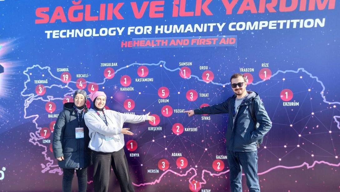 Okulumuzdan Teknofest'te Türkiye 9.luğu