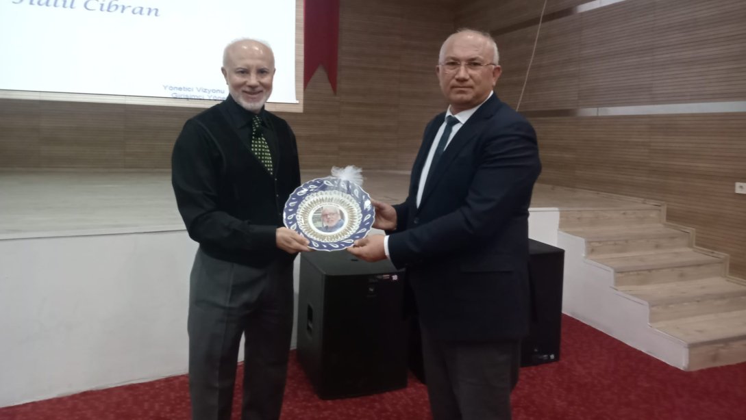  Erciyes Üniversitesi Eğitim Fakültesi Öğretim Üyesi Prof. Dr. Mustafa Zülküf ALTAN Tarafından İdareci ve Öğretmenlerimize Konferans Verildi