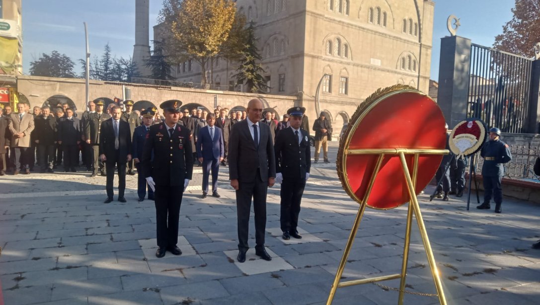 10 Kasım Atatürk'ü Anma Töreni Yapıldı